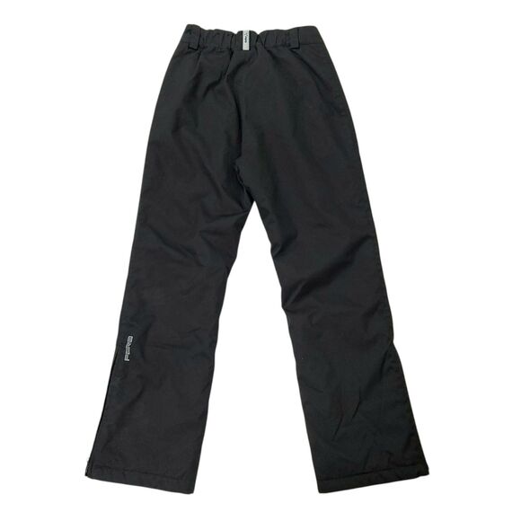 Fera Ski Snow Pants Womens 4 Black Insulated Ankle Zip Nylon Snowboarding - Picture 5 of 12